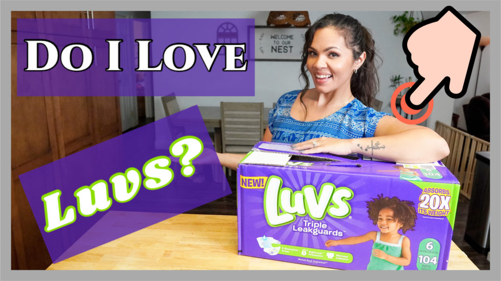 Luvs diaper review. Link to watch review